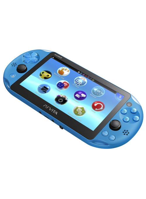 Игровая консоль Sony PlayStation Vita 2000 Slim Wi-Fi Aqua Blue (Синяя)